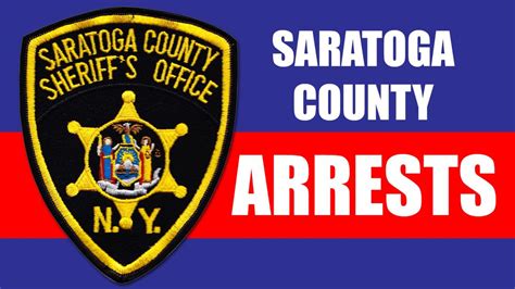 Follow him on Twitter @UpstateWaite. . Saratoga police blotter